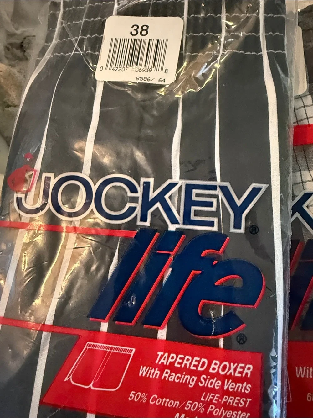Jockey Men’s Boxers - all 7 brand new Black, Gray, White, Red Stripes
